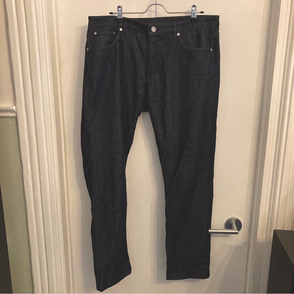 Ermengildo Zegna Pant Combo - Blue Jeans and Black Corduroy Pants - 35” Waist